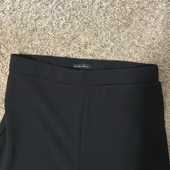 Long Black Pants, 30 in/Elastic Waistband - Picture 4 of 5